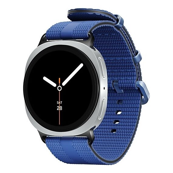 Galaxy Watch8 | 40 мм | Silver | Athleisure/Blue | M/L, Размер ремешка : M/L, Тип ремешка : Athleisure, Размер корпуса : 40 мм, Подключение часов : Bluetooth / Wi-Fi, Цвет ремешка: Blue, Цвет: Silver